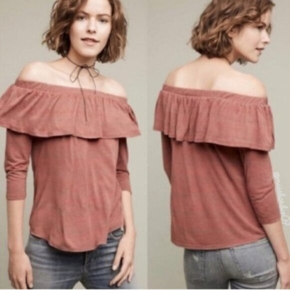 NEW Dolan Left Coast Charla Cold Shoulder Top M - Picture 2 of 8